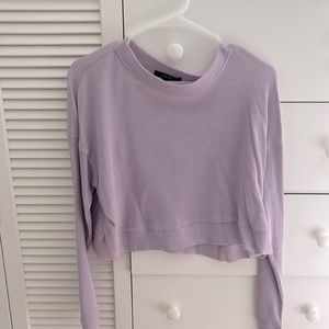 Long sleeve crop top